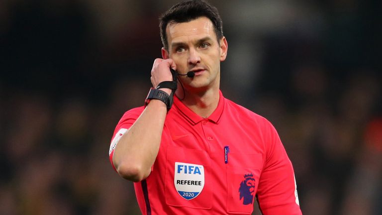 Premier League referee Andy Madley