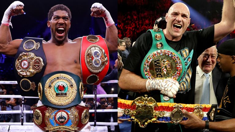 Anthony Joshua and Tyson Fury