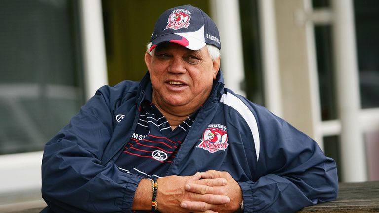 SYDNEY, AUSTRALIA - JUNE 02:  Newly appointed assistant coach Arthur Beetson waits for a press conference during a Sydney Roosters NRL training session at Sydney Football Stadium on June 2, 2009 in Sydney, Australia.  (Photo by Matt King/Getty Images)