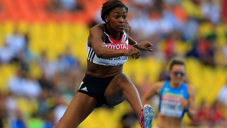 Perri Shakes-Drayton was a 400m hurdler and 400m sprinter in a career that produced seven major international medals