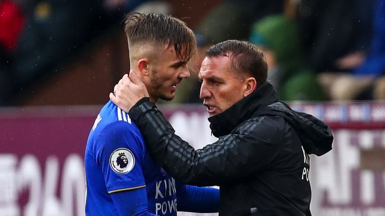 Brendan Rodgers is keen to keep James Maddison at Leicester
