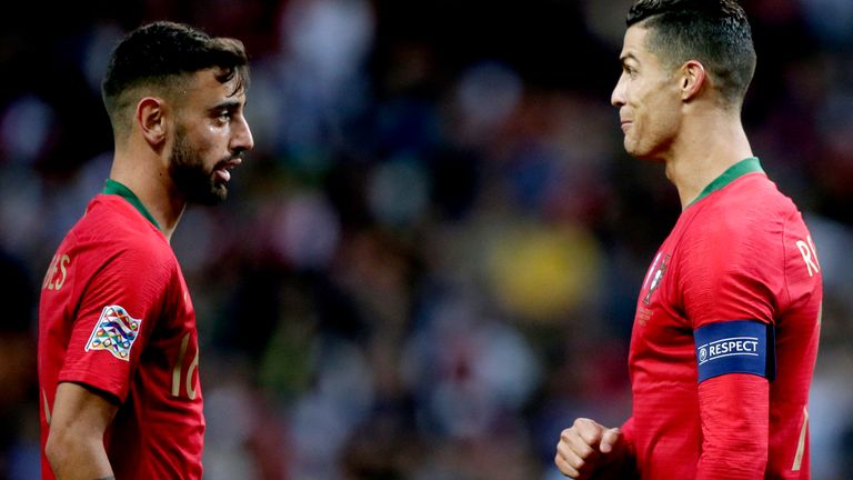 Bruno Fernandes says Cristiano Ronaldo inspired his move to Manchester United