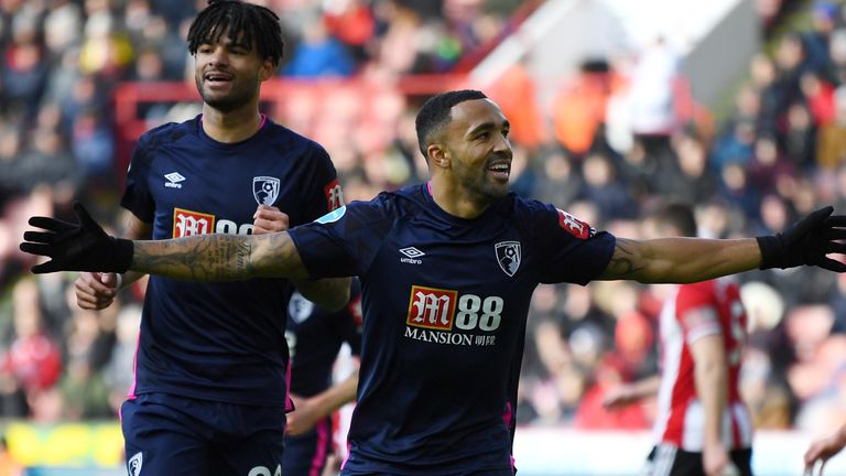 Callum Wilson gave Bournemouth a deserved lead in the first half