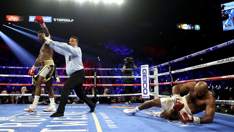Martin landed a fight-ending punch in the sixth round