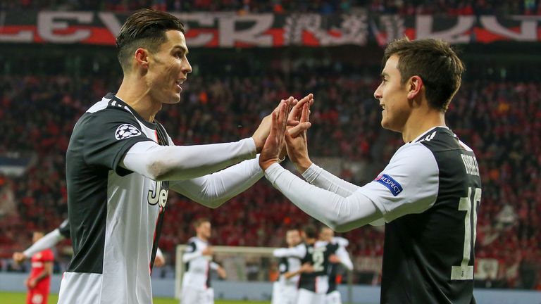 Ronaldo scored his 128th Champions League goal against Bayer Leverkusen