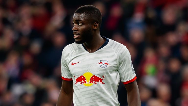 Dayot Upamecano will miss the trip to Tottenham through suspension