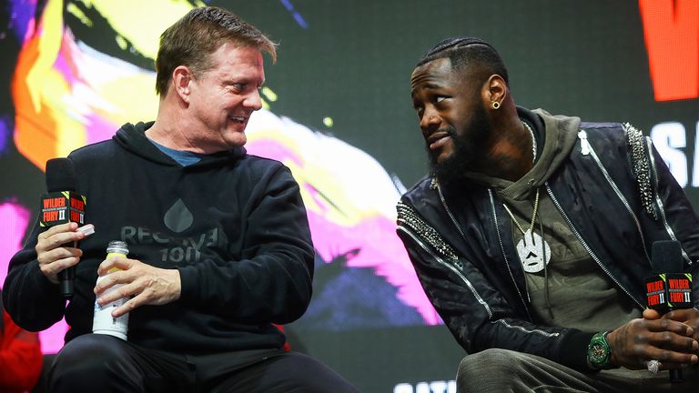 Wilder and his trainer Jay Deas