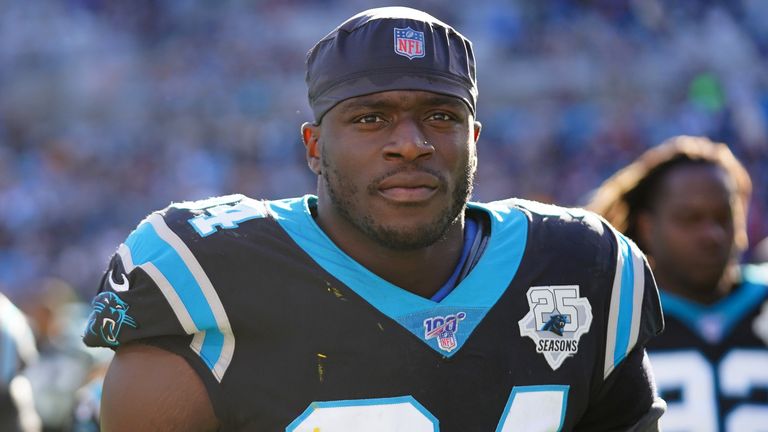 Efe Obada spent time on the Dallas Cowboys, Kansas City Chiefs and Atlanta Falcons practice squads before signing with the Carolina Panthers in 2017