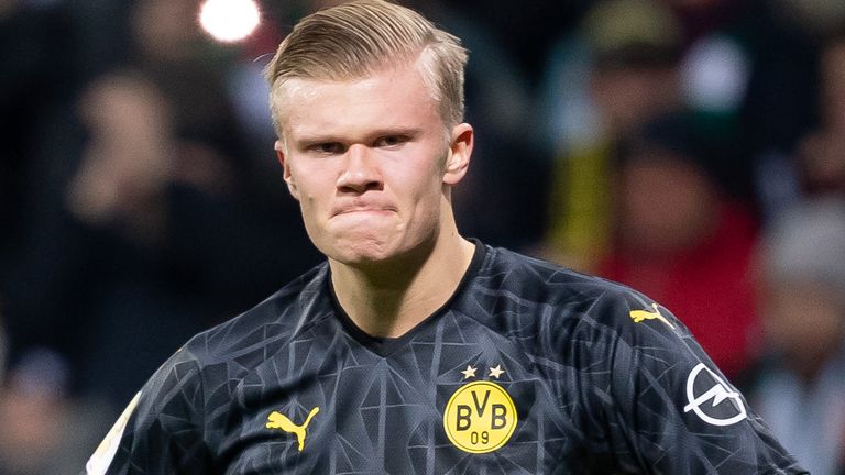 Erling Haaland continued his scoring run for Borussia Dortmund, but could not help them to victory