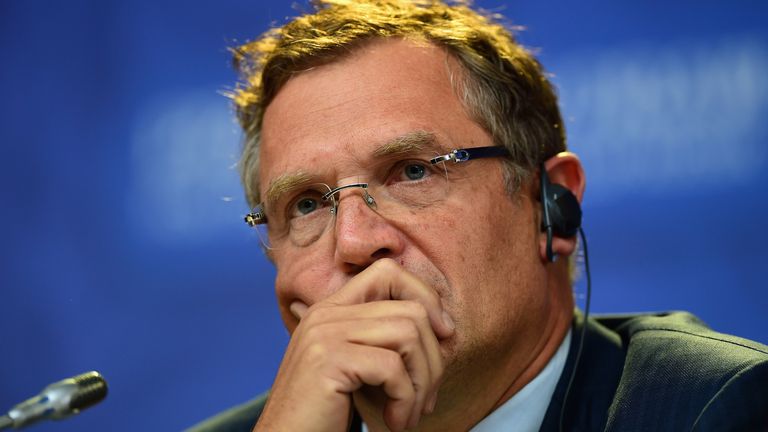 Former FIFA secretary general Jerome Valcke