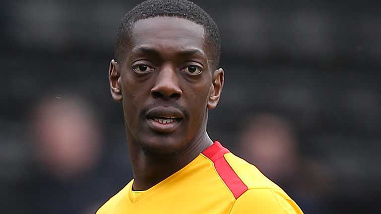 Marvin Sordell, pictured playing for Northampton Town in 2019