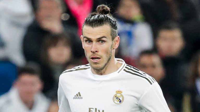 Real Madrid winger Gareth Bale 