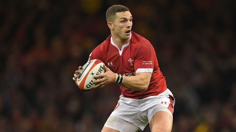 Wales wing George North in action against Italy in the Six Nations