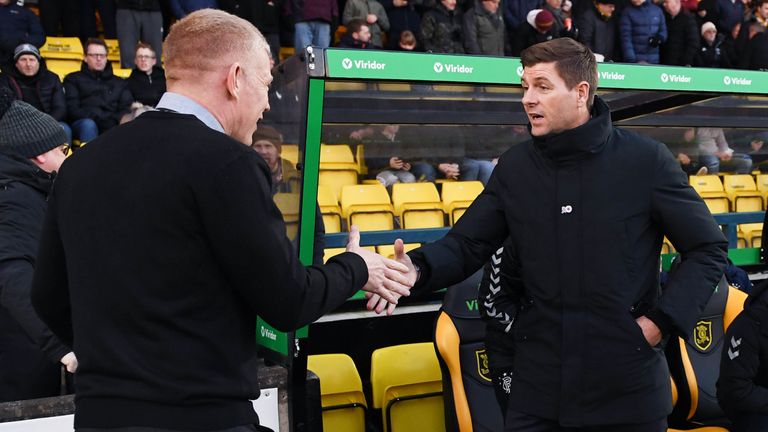 Holt exchanged barbed comments with Steven Gerrard earlier this season 