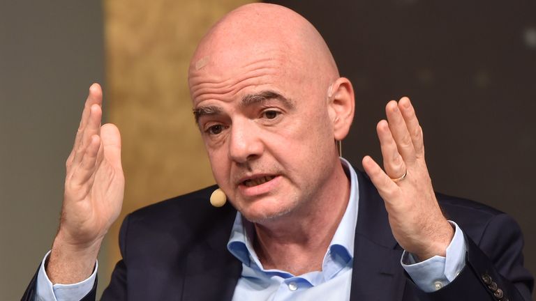 FIFA president Gianni Infantino