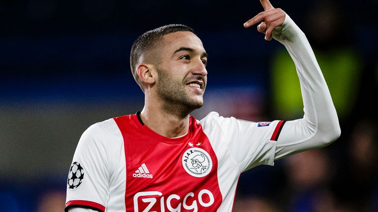 Ziyech signed a contact with Ajax until 2022 in the summer