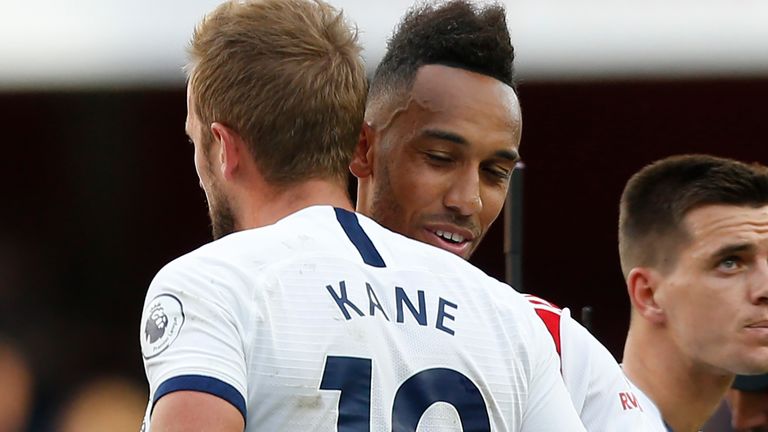 Harry Kane and Pierre-Emerick Aubameyang