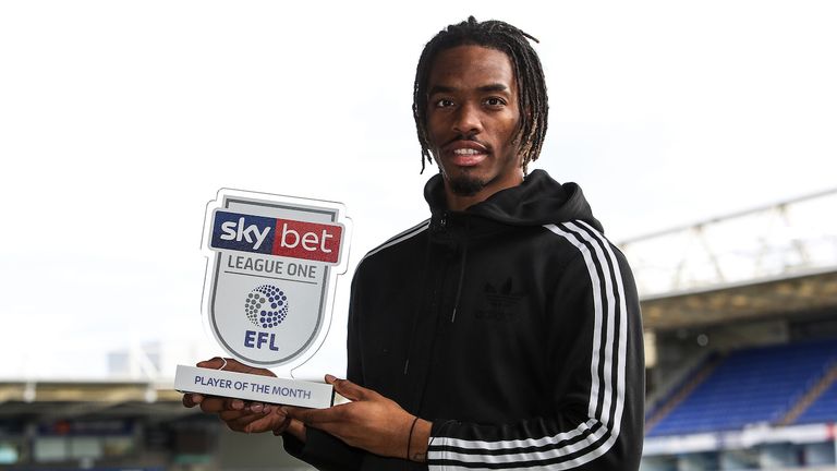 Ivan Toney of Peterborough United wins the Sky Bet League One Player of the Month award for December 2020 - Mandatory by-line: Joe Dent/JMP - 04/02/2020 - FOOTBALL - Peterborough, England.