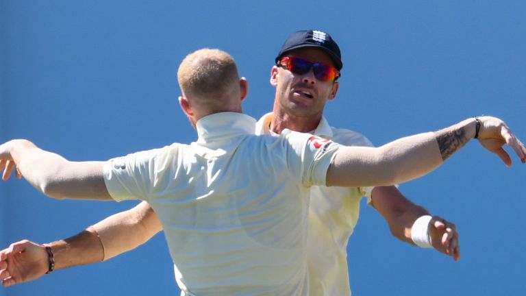 Ben Stokes and James Anderson