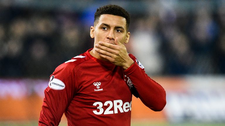 Rangers captain James Tavernier shows his shock after defeat at Kilmarnock