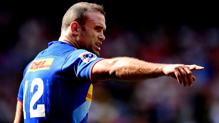 Jamie Roberts (DHL Stormers debut) of the Stormers during the Super Rugby match between DHL Stormers and Hurricanes at DHL Newlands Stadium on February 01, 2020 in Cape Town, South Africa.