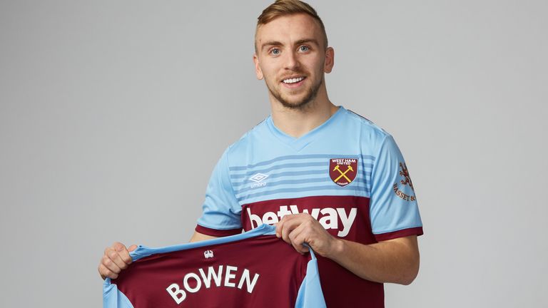 West Ham United unveil new signing Jarrod Bowen