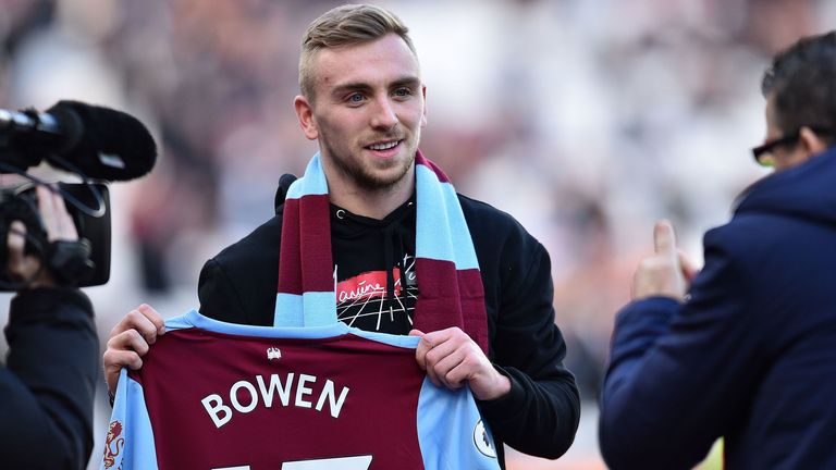 Jarrod Bowen signed a five-and-a-half-year contract at West Ham