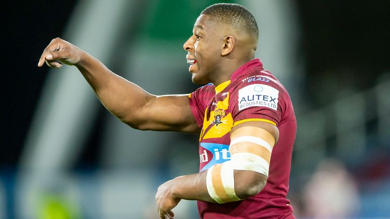 Jermaine McGillvary scored a hat-trick for the Giants