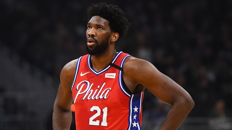 Joel Embiid shows his frustration in Philadelphia&#39;s loss in Milwaukee