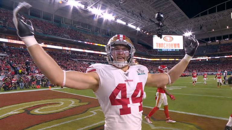 Watch: Kyle Juszczyk scores first fullback Super Bowl touchdown