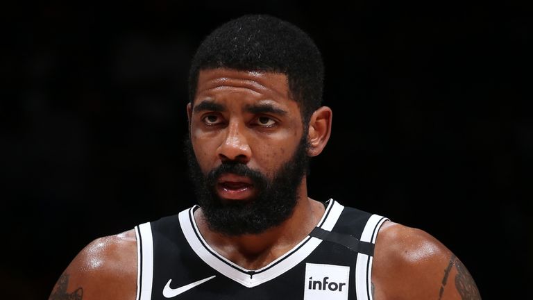 Kyrie Irving endured a lengthy spell out of action earlier in the season with an injury to the same shoulder