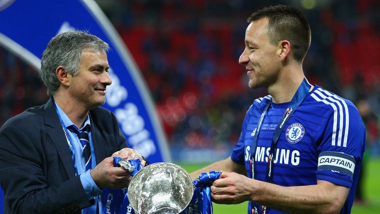 Mourinho and Terry won three League Cup trophies together at Chelsea