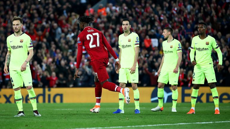 Barcelona surrendered a 3-0 first-leg lead in last season's Champions League semi-final defeat to Liverpool