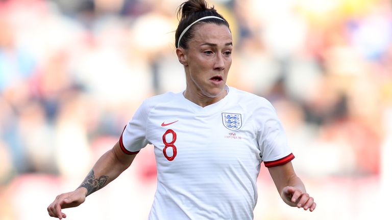 Lucy Bronze in action for England against Norway