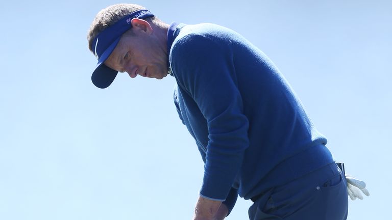 Luke Donald during the second round of the Honda Classic