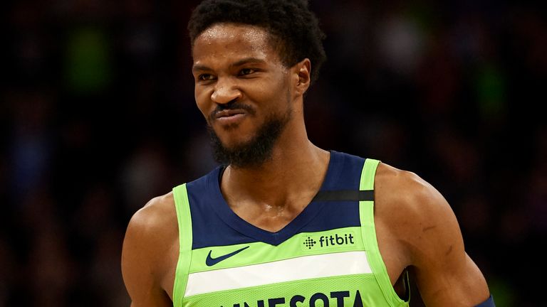 Malik Beasley set a new career record for three-pointers made on his Timberwolves debut
