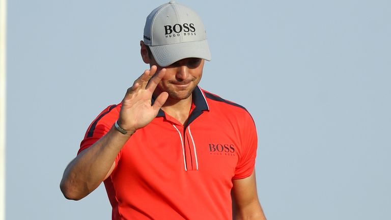 Martin Kaymer during the second of the Oman Open