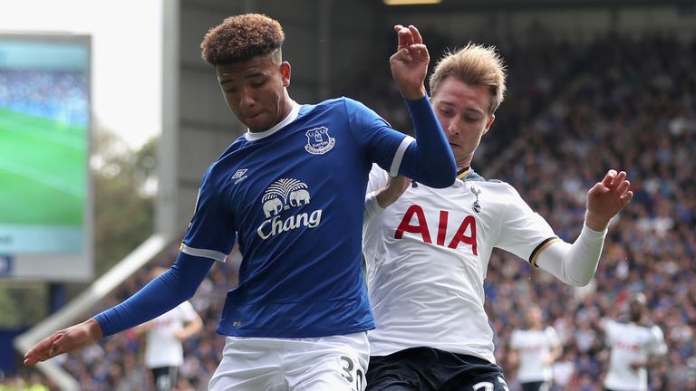 The defender finally made his Everton debut against Tottenham in August 2016