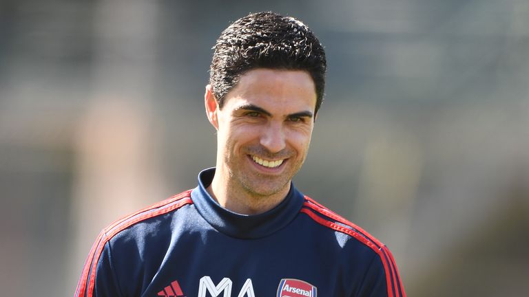 Arsenal head coach Mikel Arteta 