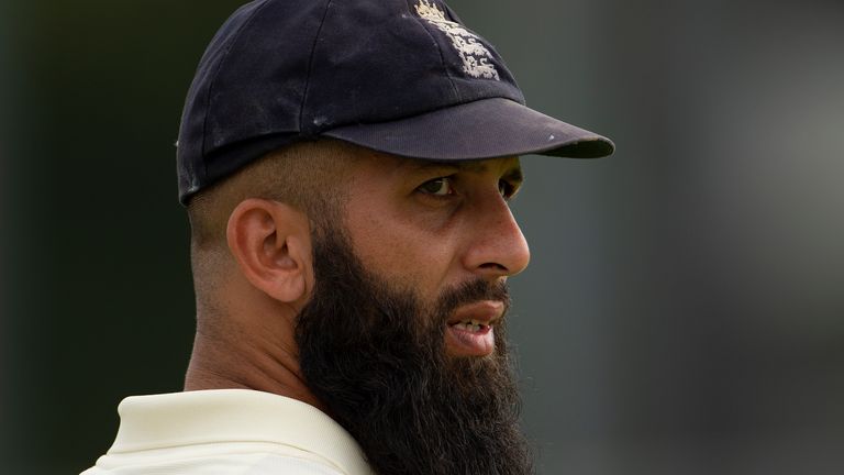 Moeen Ali of England during day four of the First Specsavers Ashes Test Match between England and Australia at Edgbaston on August 04, 2019 in Birmingham, England. (Photo by Visionhaus)