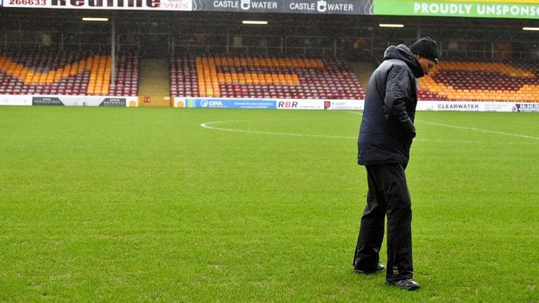 Storm Dennis put pay to Motherwell's home game against St Mirren