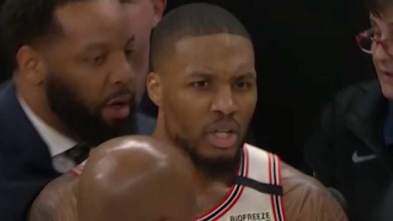 Damian Lillard is left absolutely raging following the no-call