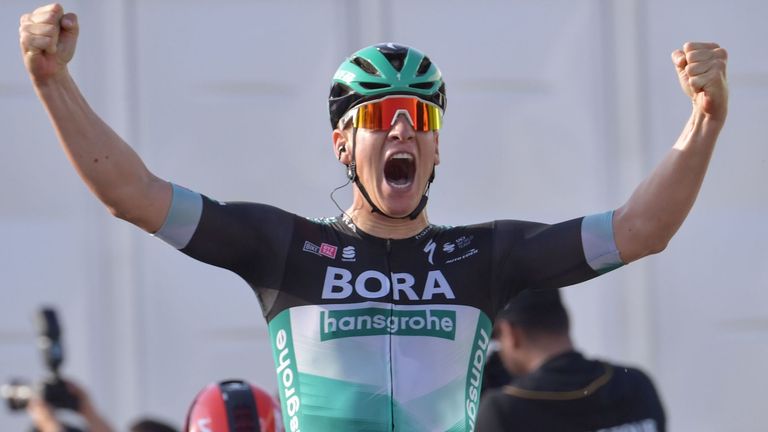 Pascal Ackermann wins stage one of the UAE Tour