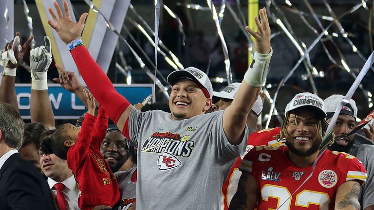 Patrick Mahomes led the Kansas City Chiefs to victory in Super Bowl LIV