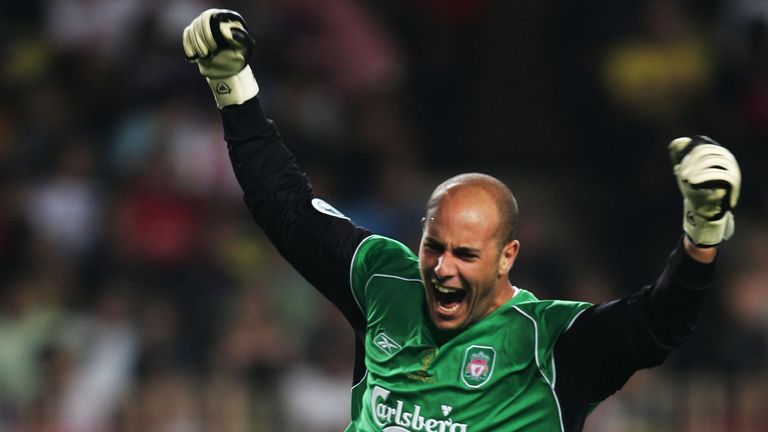 Reina won the European Super Cup with Liverpool in 2005