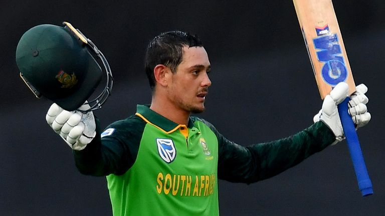 Quinton de Kock, South Africa, ODI century vs England at Newlands, Cape Town