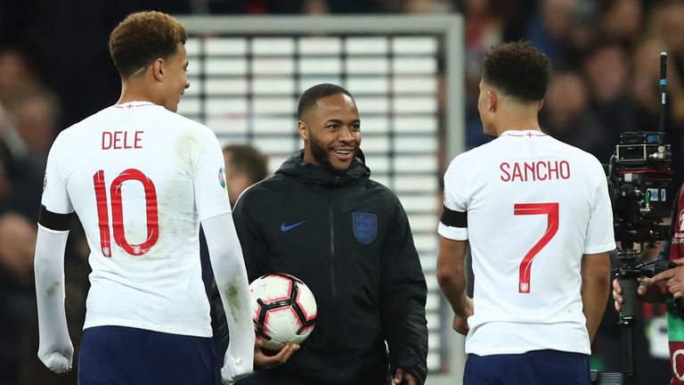 Raheem Sterling and Dele Alli are good friends off the pitch