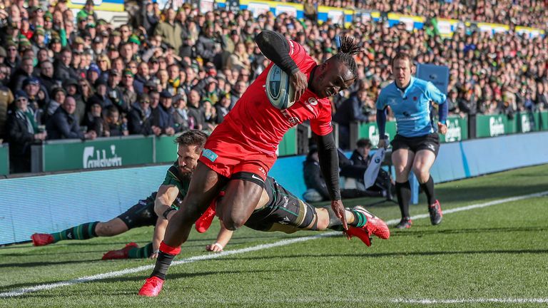 Rotimi Segun scores for Sarries