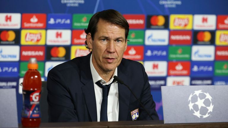 Lyon head coach Rudi Garcia admits Juventus are favourites to progress