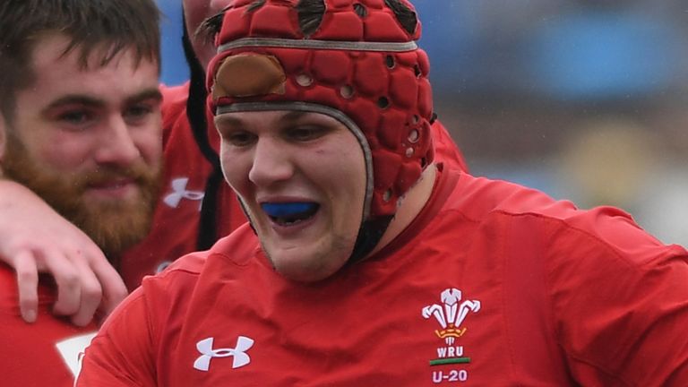 Dewi Lake, pictured playing for Wales U20s in 2019